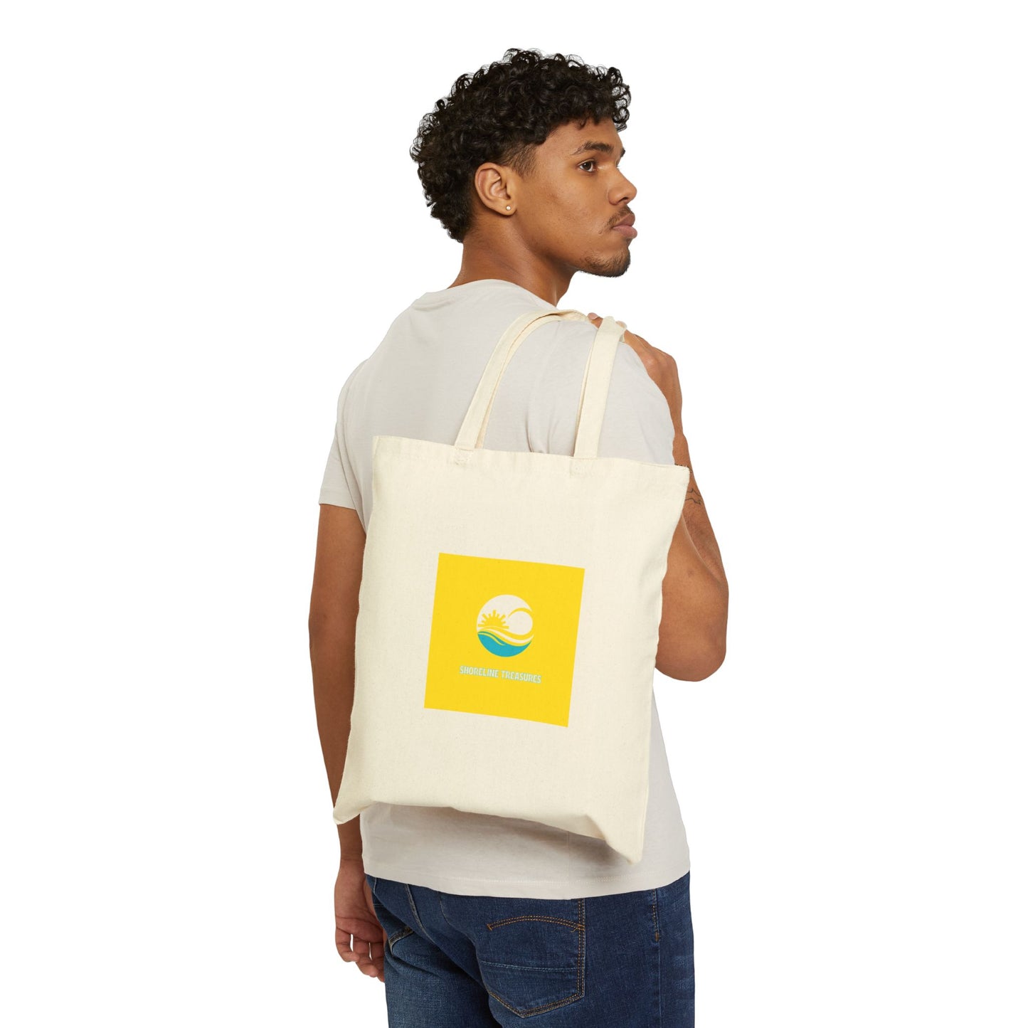 Beach Combing Tote Bag — "If You Need Me I'm Beach Combing" Cotton Canvas Beach Tote