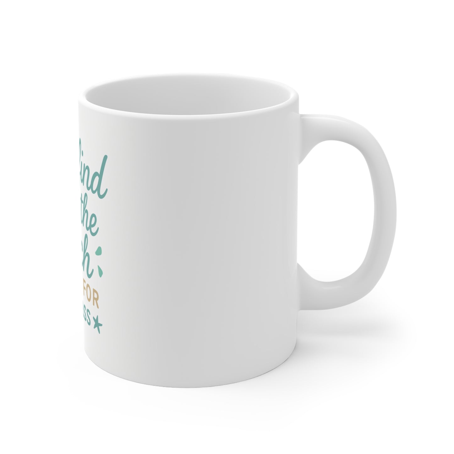 Sea Glass Hunting Beach Mug — "You'll Find Me at the Beach" 11oz